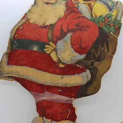 Set of (6) Vintage Santa Mugs & Santa Lagniappe From 1934