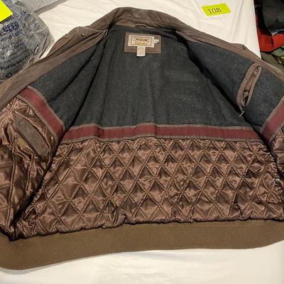 Cabelaâ€™s Brown Leather Jacket XL