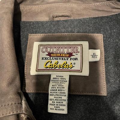 Cabelaâ€™s Brown Leather Jacket XL