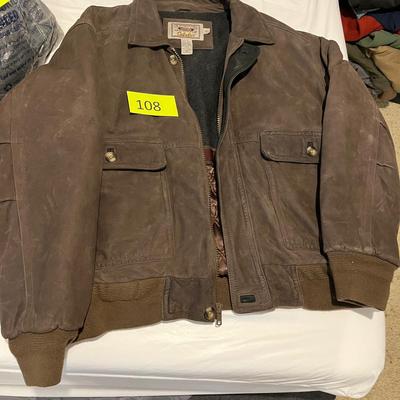 Cabelaâ€™s Brown Leather Jacket XL