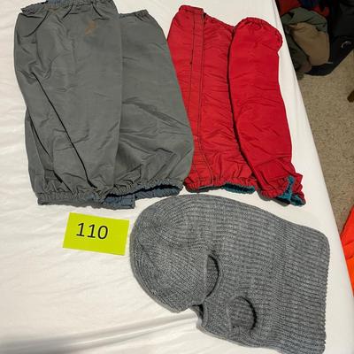 Leg covers and full face cover