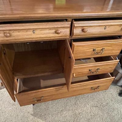 Nice Dresser with attached mirror