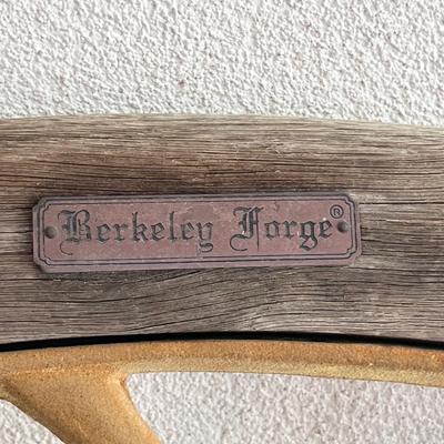 BERKLEY FORGE ~ Cast Iron & Wood Slat Bench
