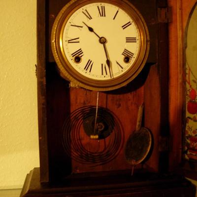 Horse Finial mantel clock