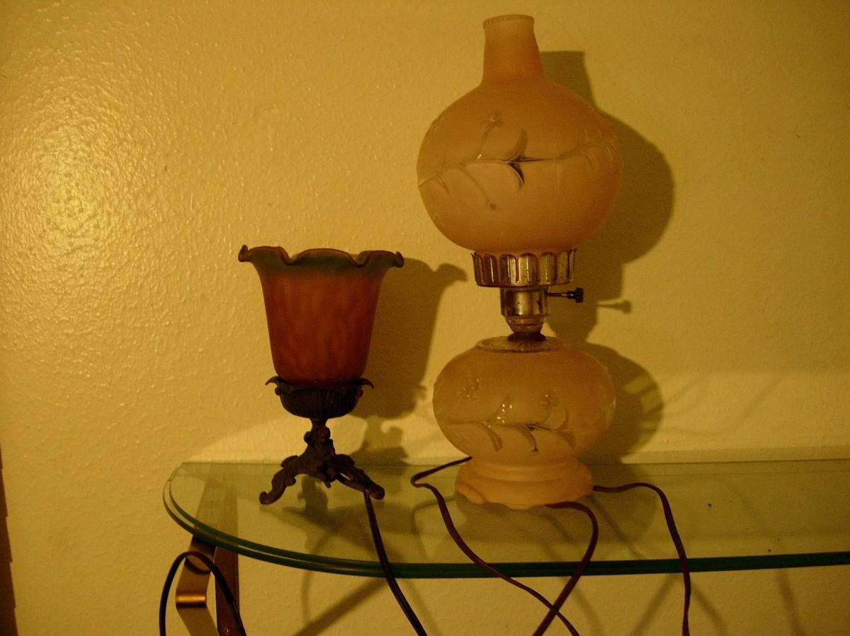 Unique vintage lamps