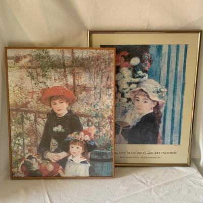 Three Framed Prints by Pierre-Auguste Renoir (B1-KW)