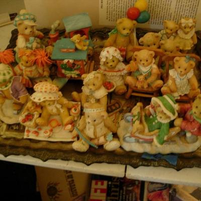 Ceramic Teddy Bear Lot