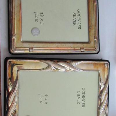 3 Older Metal Picture Frames, 2 Silver Plate