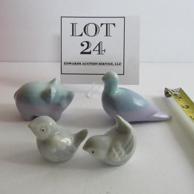 Pottery and Porcelain Mini Animal Lot