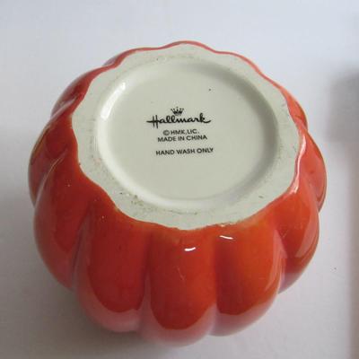 Hallmark Ceramic Halloween JOL Candy Jar