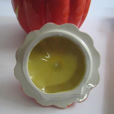 Hallmark Ceramic Halloween JOL Candy Jar