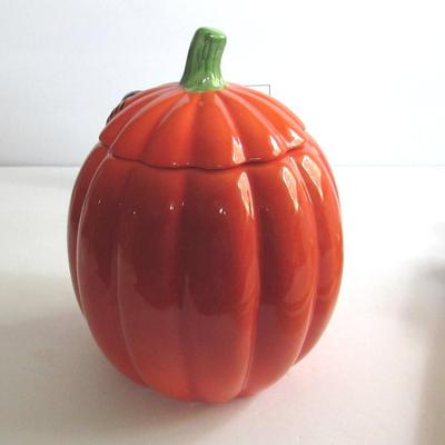 Hallmark Ceramic Halloween JOL Candy Jar