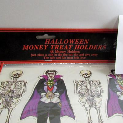 Unused Set of Halloween Coin or Sucker Holders