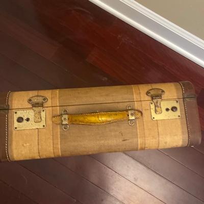 Antique Wicker Suitcase