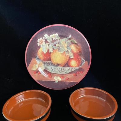 SAN REMO FRUIT PLATE WITH BOWLS