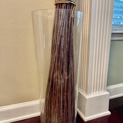 Vase with decorative branches