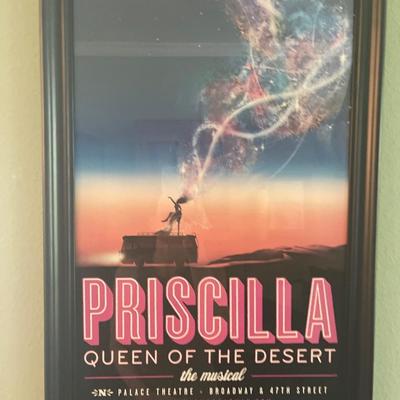 Broadway framed poster Priscilla Queen of the desert