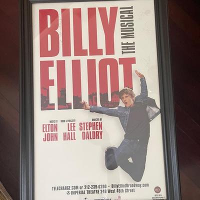 Original Broadway cast signed poster Billy Elliot with program
