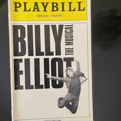 Original Broadway cast signed poster Billy Elliot with program