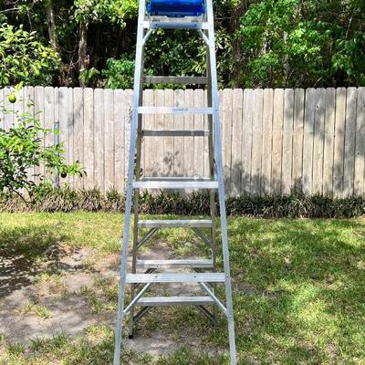 WERNER ~ 8 Ft Aluminum Ladder