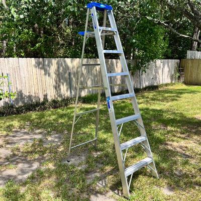 WERNER ~ 8 Ft Aluminum Ladder
