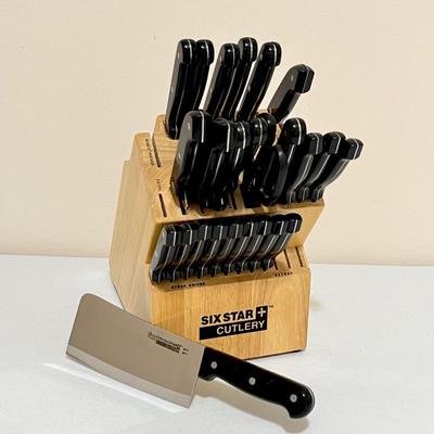 RONCO ~ Six Star + Cutlery ~ 25 Piece Knife Set Plus Block | EstateSales.org