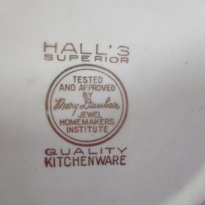 Vintage Hall Jewel Tea Autumn Leaf Bowls
