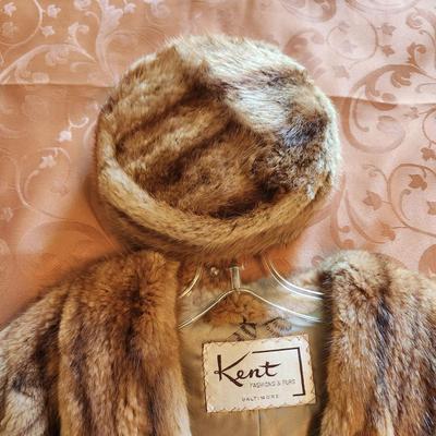 Vintage Kent Fashion and Furs Baltimore Md.  coat and Hat