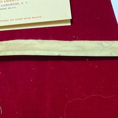 European Caribou Bone Knife