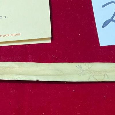 European Caribou Bone Knife