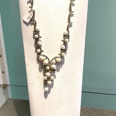 370 Dragonfly Rhinestone Pin, Two Earrings, Rhinestone Necklace