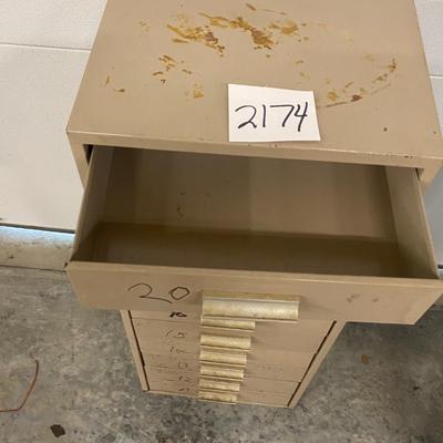 Vintage 10 Drawer Cabinet