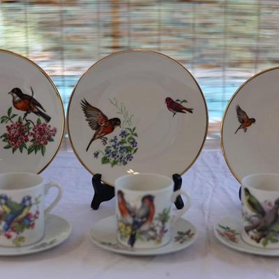 Mottahedeh Porcelain Aviary Collection - Set of (9)