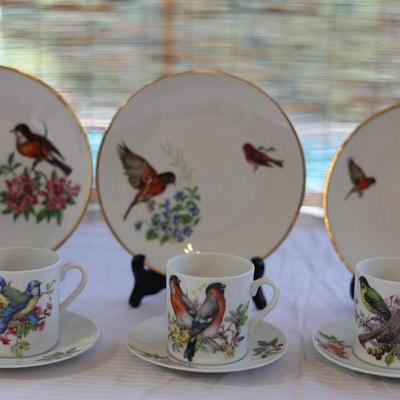 Mottahedeh Porcelain Aviary Collection - Set of (9)