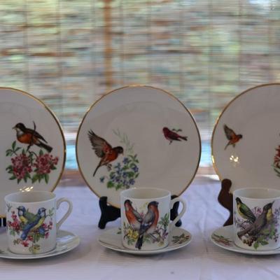Mottahedeh Porcelain Aviary Collection - Set of (9)