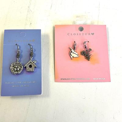 385 Close 2UR Heart Earrings