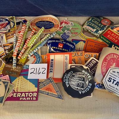 Vintage Suitcase Stickers