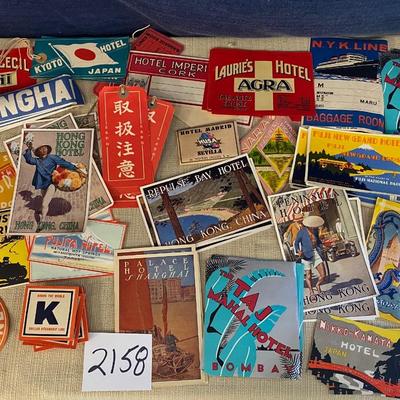 Vintage Suitcase Stickers