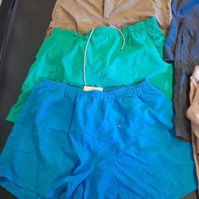 Six pair of Men's Shorts Size 38 - 40 XL, REI, COLUMBIA, and more