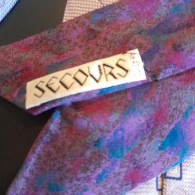 Twelve Neck Ties Joseph Abboud, Hunting horn, Glenlivet, Secours and other brands