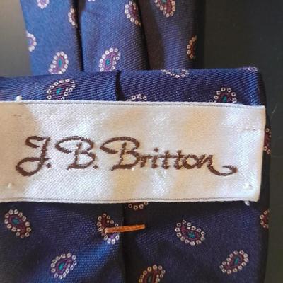 Twelve Neck Ties Perry Ellis, JB Britton, Cervantes, May D&F. Webley and other brands