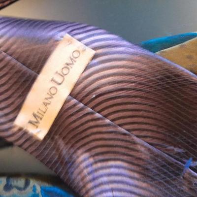 Twelve Neck Ties American Tradition, Halloween & Christmas prints, Cellini, and other brands