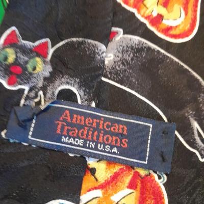 Twelve Neck Ties American Tradition, Halloween & Christmas prints, Cellini, and other brands