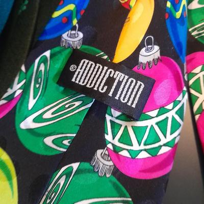 Twelve Neck Ties American Tradition, Halloween & Christmas prints, Cellini, and other brands