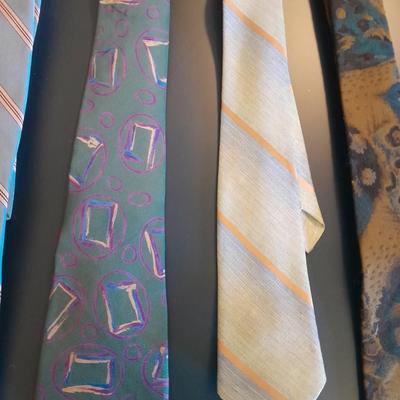 Twelve Neck Ties American Tradition, Halloween & Christmas prints, Cellini, and other brands