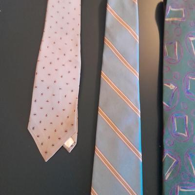 Twelve Neck Ties American Tradition, Halloween & Christmas prints, Cellini, and other brands