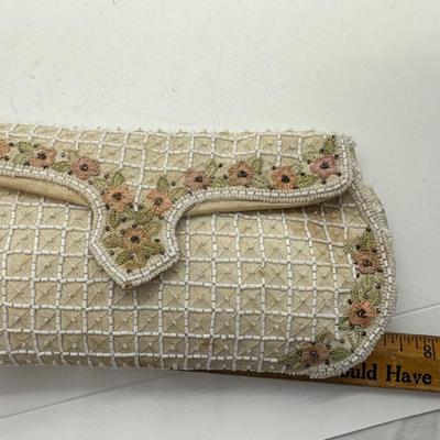 Beaded Clutch/Purse Handmade in France