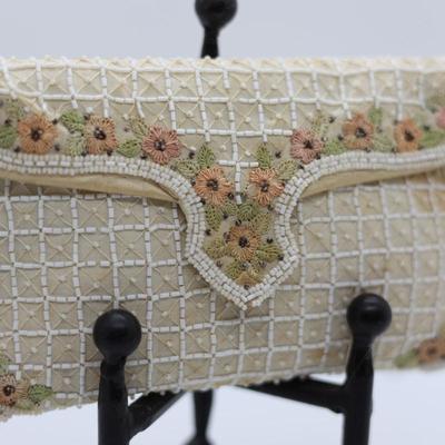 Beaded Clutch/Purse Handmade in France