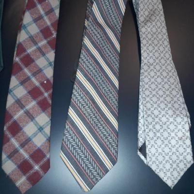 Twelve Neck Ties Lancel, Huntington, Pendleton, Norstrom, and other brands