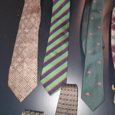 Twelve Neck Ties Lancel, Huntington, Pendleton, Norstrom, and other brands